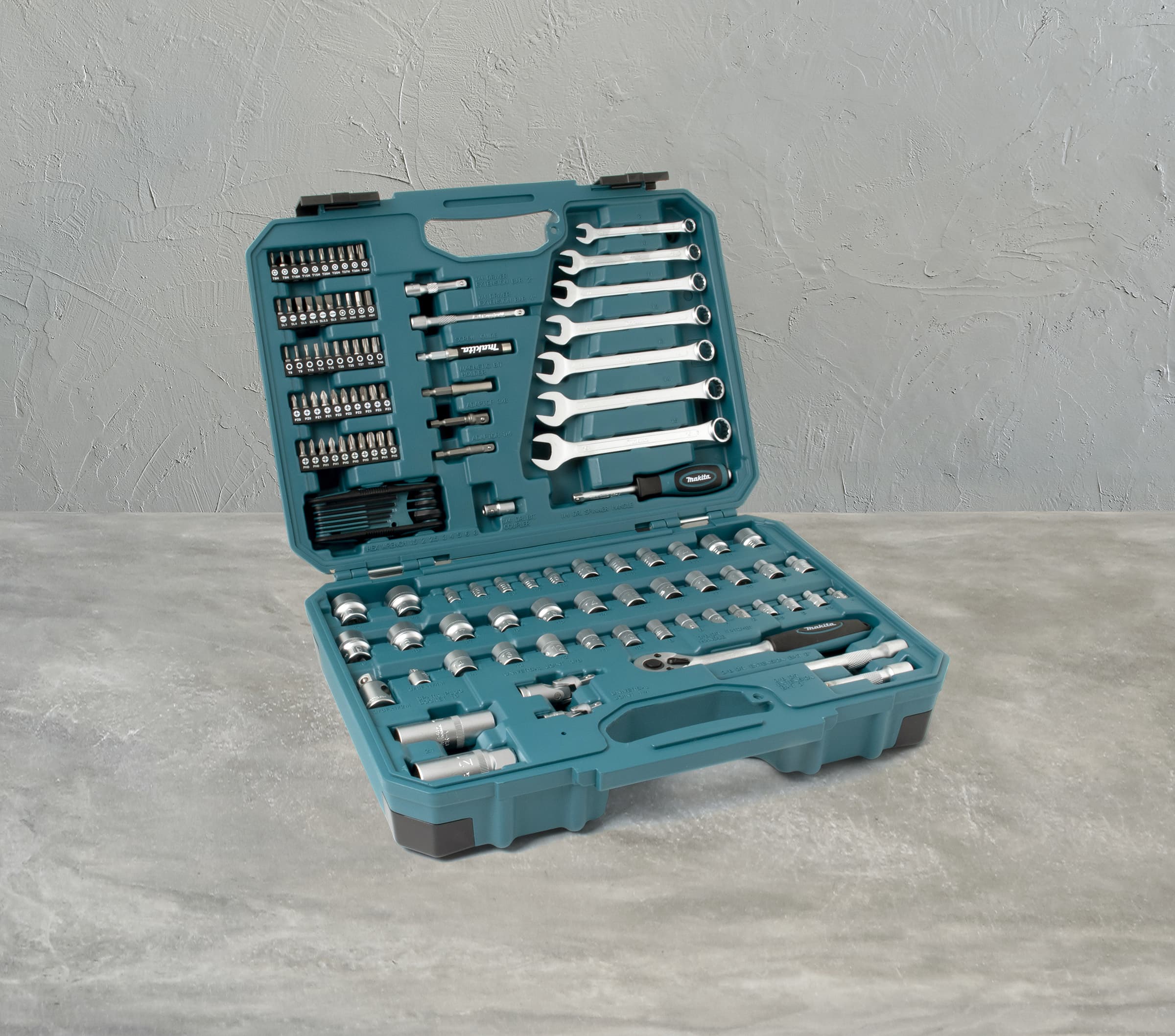 Makita topnøglesæt 120 dele